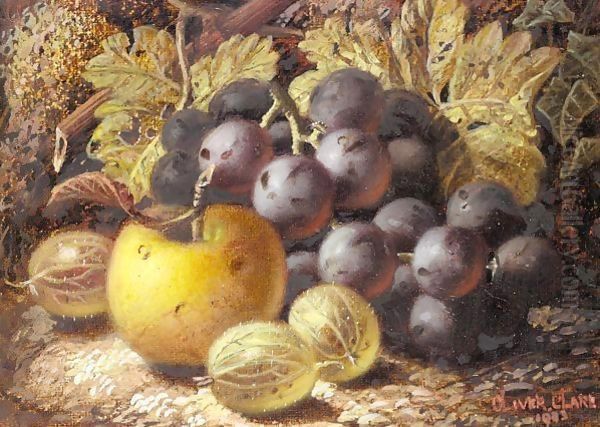 Grapes and apples - view 1