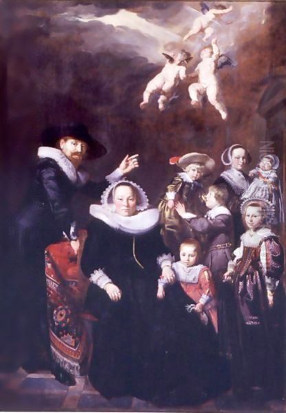 Portrait Of A Family Group - view 1