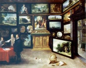 The Interior Of A Picture Gallery by David The Younger Teniers