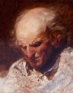 Study Of An Old Man by Jean Baptiste Greuze