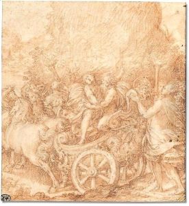 The rape of Rhersephone by Camillo Procaccini
