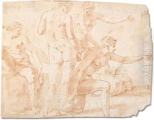 Nyphs bathing
