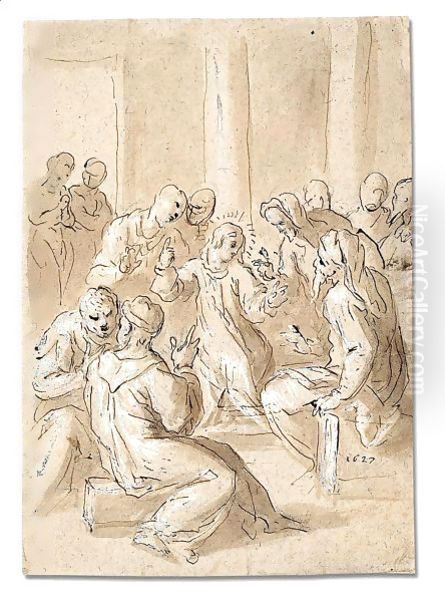Christ disputing with the doctors - view 1