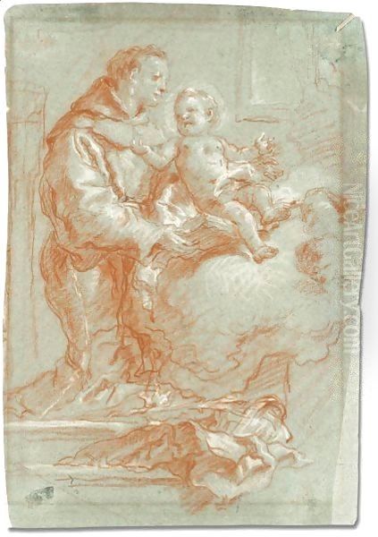 St. Anthony of Padua with the christ child - view 1