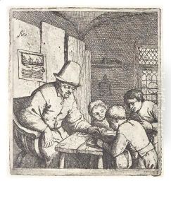 The Schoolmaster by Adriaen Jansz. Van Ostade