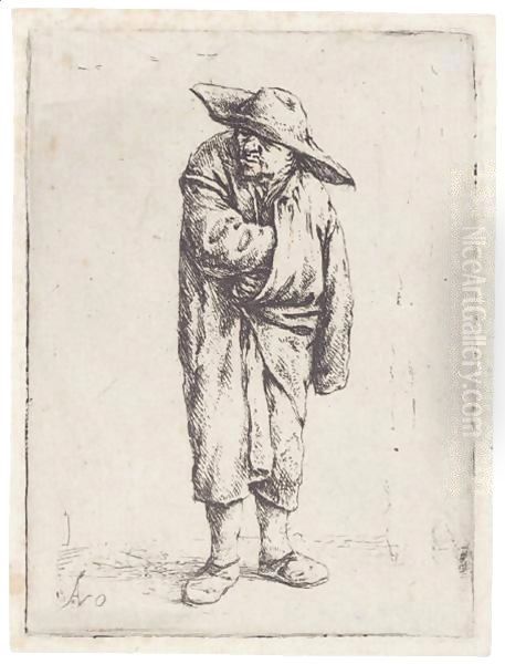 Peasant With His Hand In His Cloak - view 1