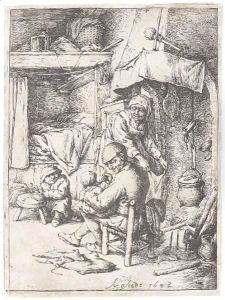 The Pater Familias by Adriaen Jansz. Van Ostade