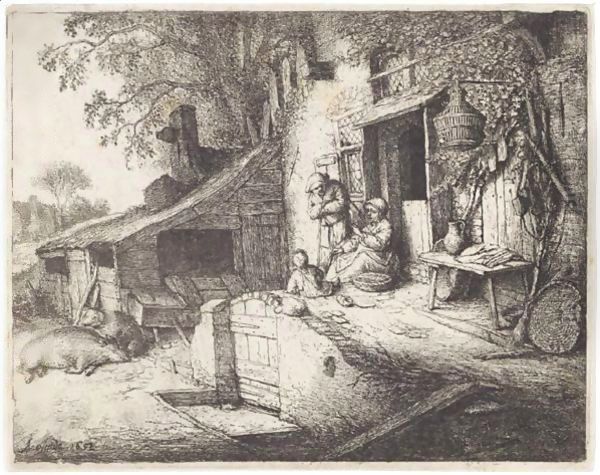 The Woman Spinning - view 1