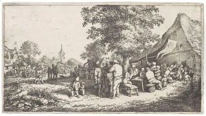 The Fair by Adriaen Jansz. Van Ostade
