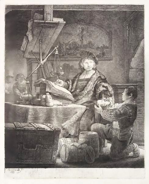 Jan Uytenbogaert, The Goldweigher - view 1