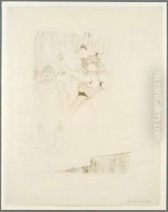 Lender Dansant Le Pas Du Bolero, Dans Chilperic by Henri De Toulouse-Lautrec