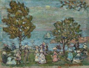 Late Afternoon (Moonlight At Marblehead) by Maurice Brazil Prendergast