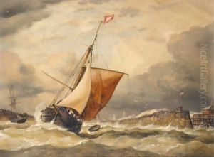 Coming Into Port In Stormy Weather by Edward William Cooke
