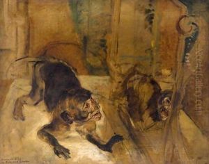 The Reflection, The Monkey And The Looking Glass by Sir Edwin Henry Landseer