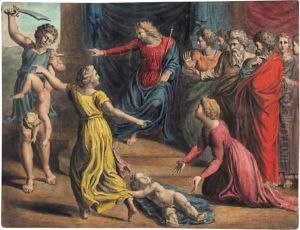 The Judgement Of Solomon by William Blake