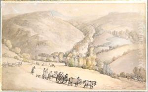 Brown Willy Rocks, Bodmin Moor by Thomas Rowlandson