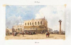 The Doge's Palace, Venice by William Wyld