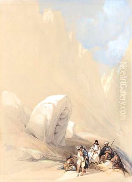 The Rock Of Moses, Wady-El-Leja, Mount Horeb - view 1