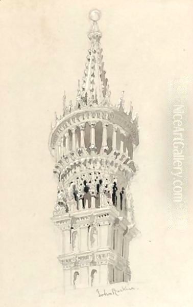 An Italian Gothic Spire - view 1