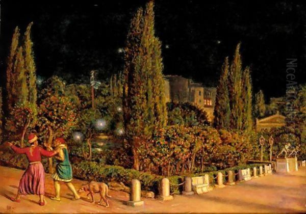 Piazza Della Constituzione By Night, Athens - view 1