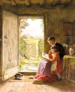 The Reading Lesson by George Hardy