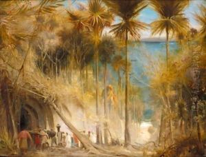 Ali Baba And The Forty Thieves by Albert Goodwin