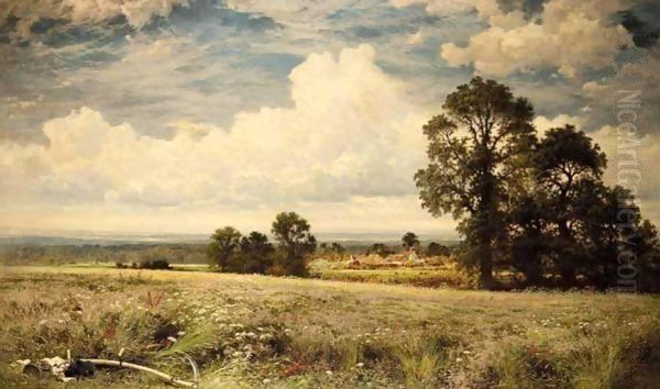 A Summer's Day - When The South Wind Congregates In Crowds. The Floating Mountains Of The Silver Clouds - view 1