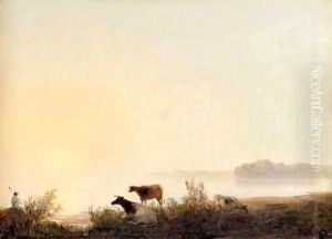 Italian Pastoral Scene by Aleksei Petrovich Bogolyubov