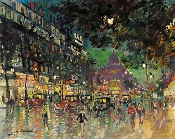 View Of The Boulevard Haussman, Paris - view 1