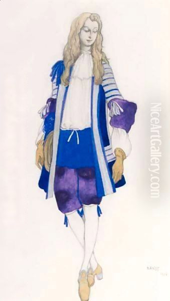 Costume Design For A Page Boy For 'Sleeping Beauty', 1916 - view 1