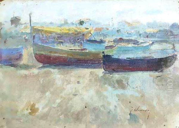Barcas En La Playa (Boats On The Beach) - view 1