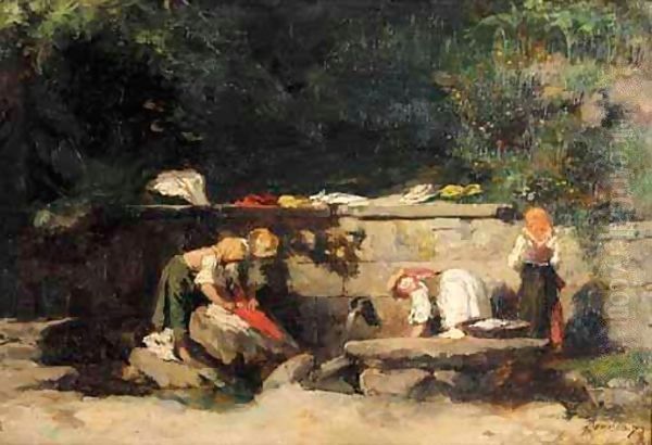 Lavanderas (The Washerwomen) - view 1