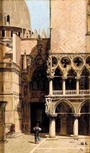 Porta Villa Carta, Palazzo Ducale, Venezia by Antonietta Brandeis