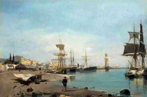 Admiring The Ships by Constantinos Volanakis