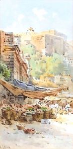 A Street Market by Angelos Giallina