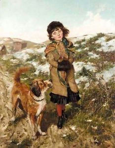 A Winter Walk by Edgar Bundy