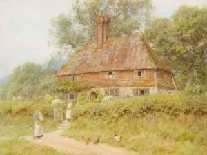 An Old Surrey Cottage 2 by Helen Mary Elizabeth Allingham