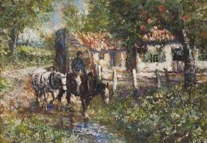 Riding Under The Apple Tree by John Falconar Slater