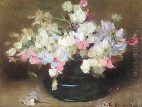Study Of Sweet Peas - view 1
