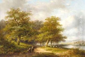 Travellers In A Summer Landscape 2