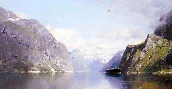 Sailing Down The Fjord - view 1