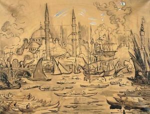 La Mosquee De Sainte Sophie by Paul Signac