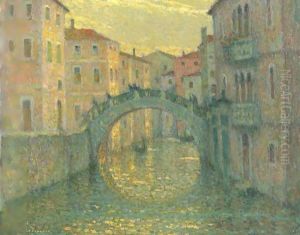 Le Matin, Soleil, Venise by Henri Eugene Augustin Le Sidaner