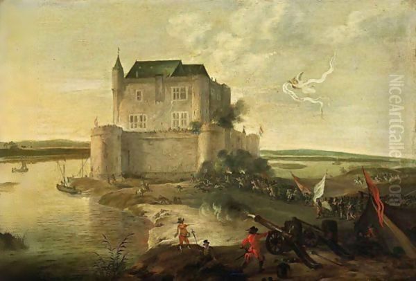 The Siege Of A Dutch() Fortified Castle - view 1