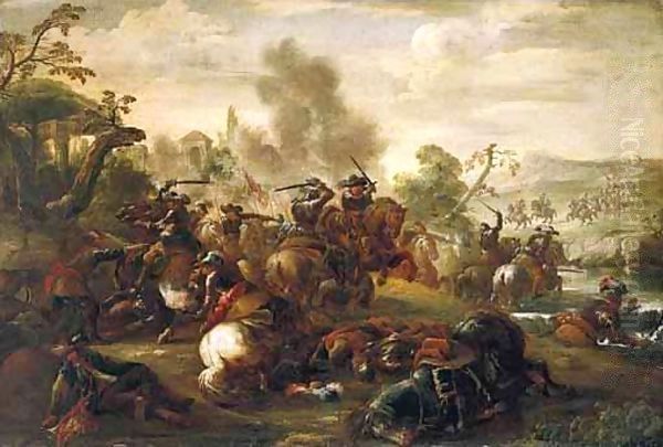 A Cavalry Skirmish - view 1