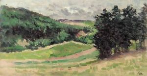 Paysage De Bourgogne by Maximilien Luce