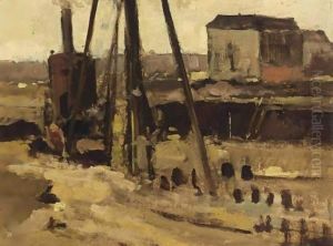 A Building Site by George Hendrik Breitner
