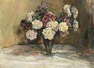 A'Les Oeillets A' by Jean-Francois Raffaelli
