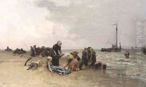 Sorting The Catch by Bernardus Johannes Blommers