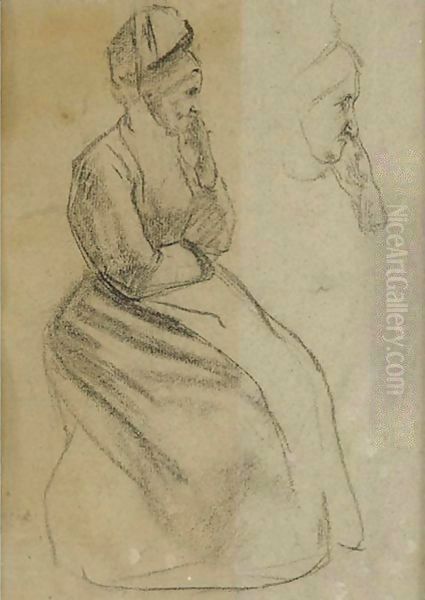Two Seated Women - view 1